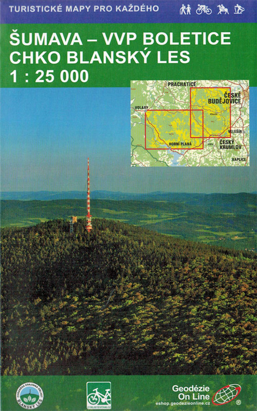 Wanderkarte Böhmerwald - Blansker Wald /Nr. 82
