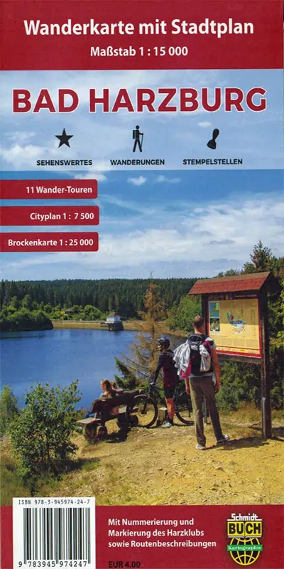 Wanderkarte Bad Harzburg vom Schmidt-Buch-Verlag Wanderkarte Bad Harzburg vom Schmidt-Buch-Verlag