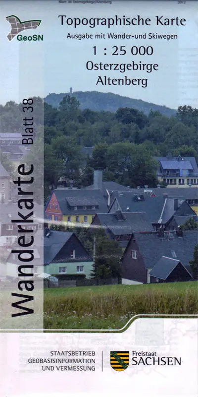 Wanderkarte Altenberg im Osterzgebirge