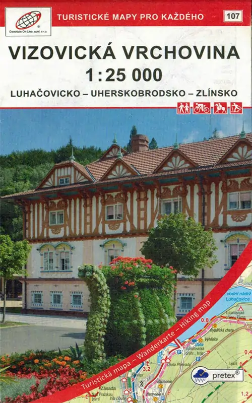 Wanderkarte Vizovicka-107 Wanderkarte Vizovicka-107