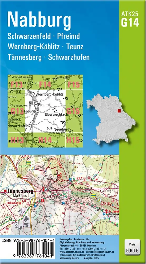 Wanderkarte Nabburg2 Wanderkarte Nabburg2