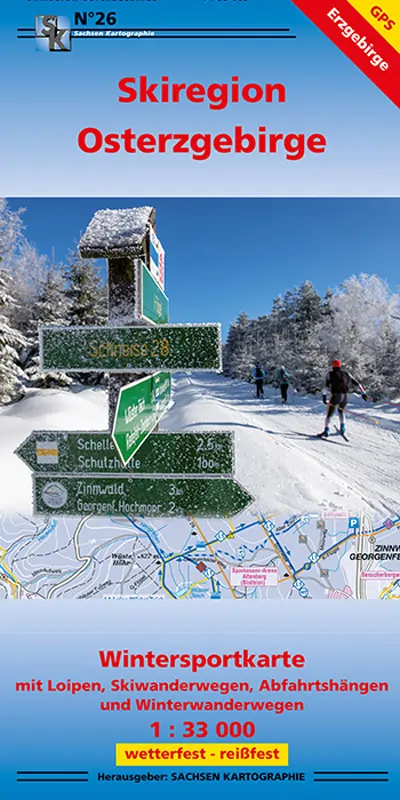 Ski Wanderkarte Osterzgebirge Ski Wanderkarte Osterzgebirge