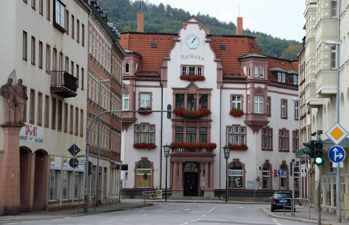 Rathaus in Aue im Westerzgebirge