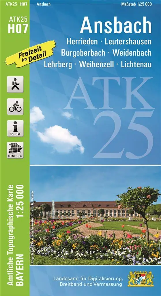 Wanderkarte Ansbach Wanderkarte Ansbach