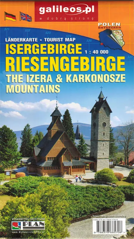 Wanderkarte PL-16-Iser-Riesengebirge Wanderkarte PL-16-Iser-Riesengebirge