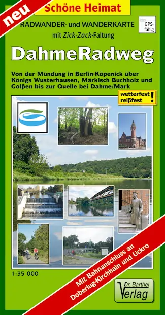 Wanderkarte Dahme-Radweg
