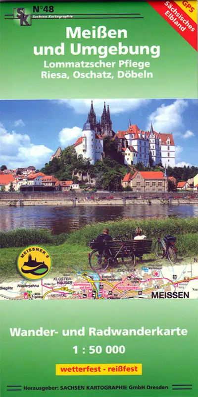 Wanderkarte Meißen und Umgebung Wanderkarte Meißen und Umgebung