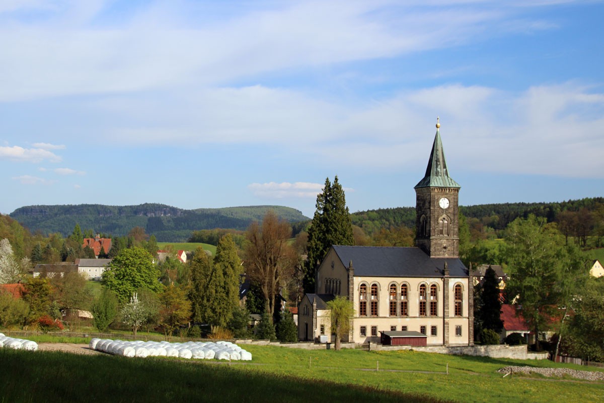 Stadtkirche von Papstdorf