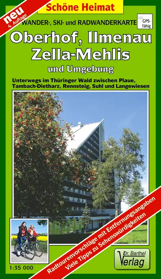 Wanderkarte 077 Oberhof-Illmenau