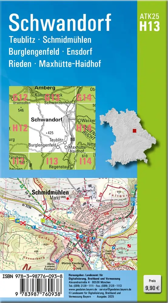 Wanderkarte Schwandorf2