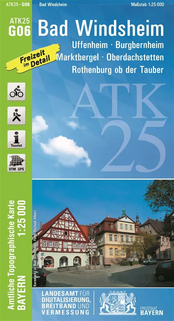 Wanderkarte Bad-Windsheim Wanderkarte Bad-Windsheim