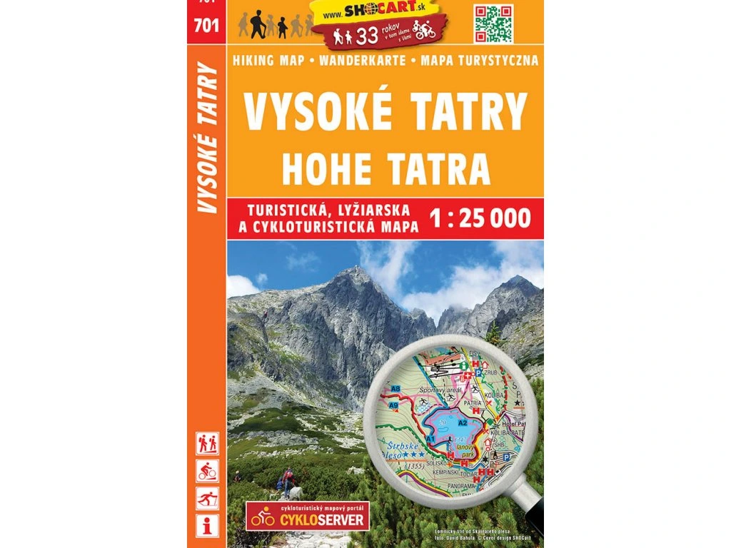 Wanderkarte Hohe Tatra 701