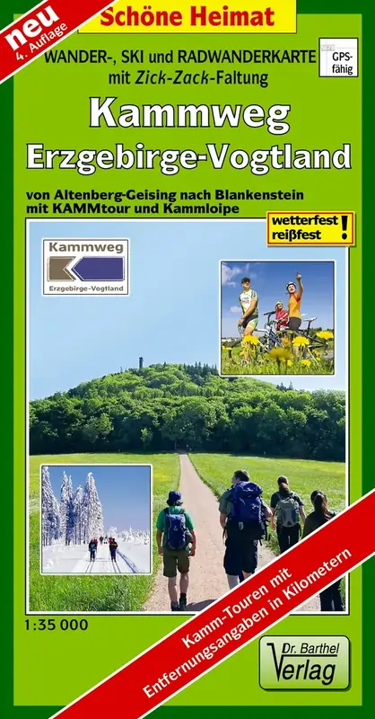 WK Kammweg Erzgebirge-Vogtland vom Verlag Barthel