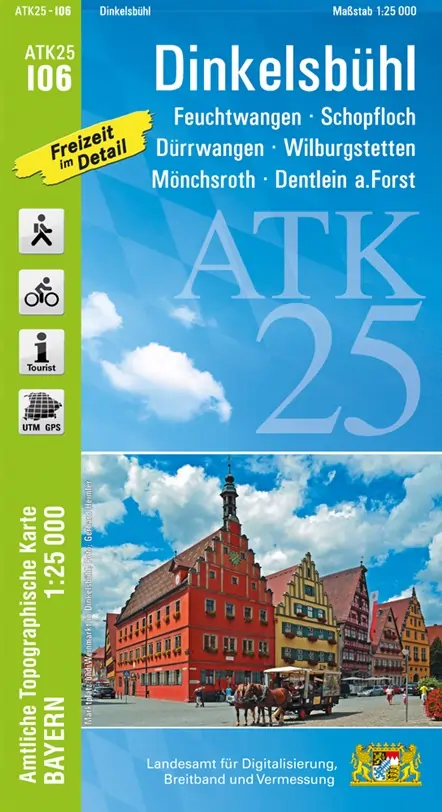 Wanderkarte Dinkelsbuehl Wanderkarte Dinkelsbuehl