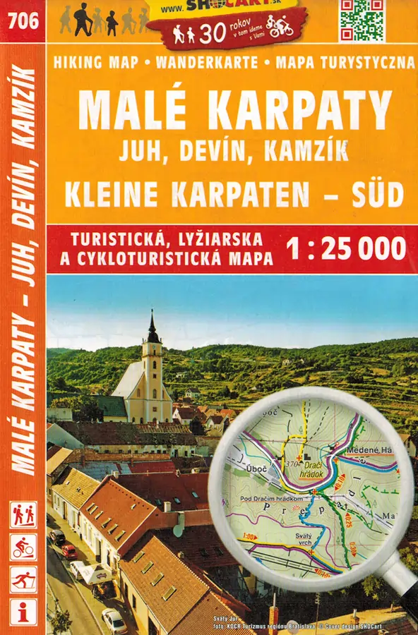 Wanderkarte Kleine Karpaten Sued 706