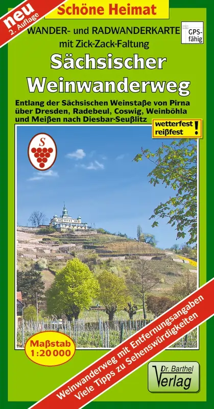 WK Sächsischer Weinwanderweg vom Verlag Barthel WK Sächsischer Weinwanderweg vom Verlag Barthel