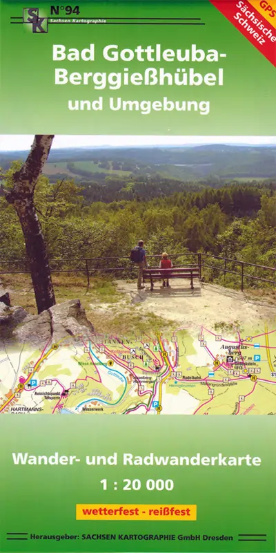 Wanderkarte Gottleuba-Berggießhübel Wanderkarte Gottleuba-Berggießhübel