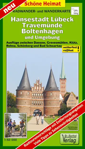 Wanderkarte Lübeck, Travemünde vom Verlag Barthel