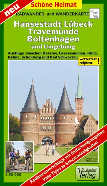 Wanderkarte Lübeck, Travemünde vom Verlag Barthel Wanderkarte Lübeck, Travemünde vom Verlag Barthel