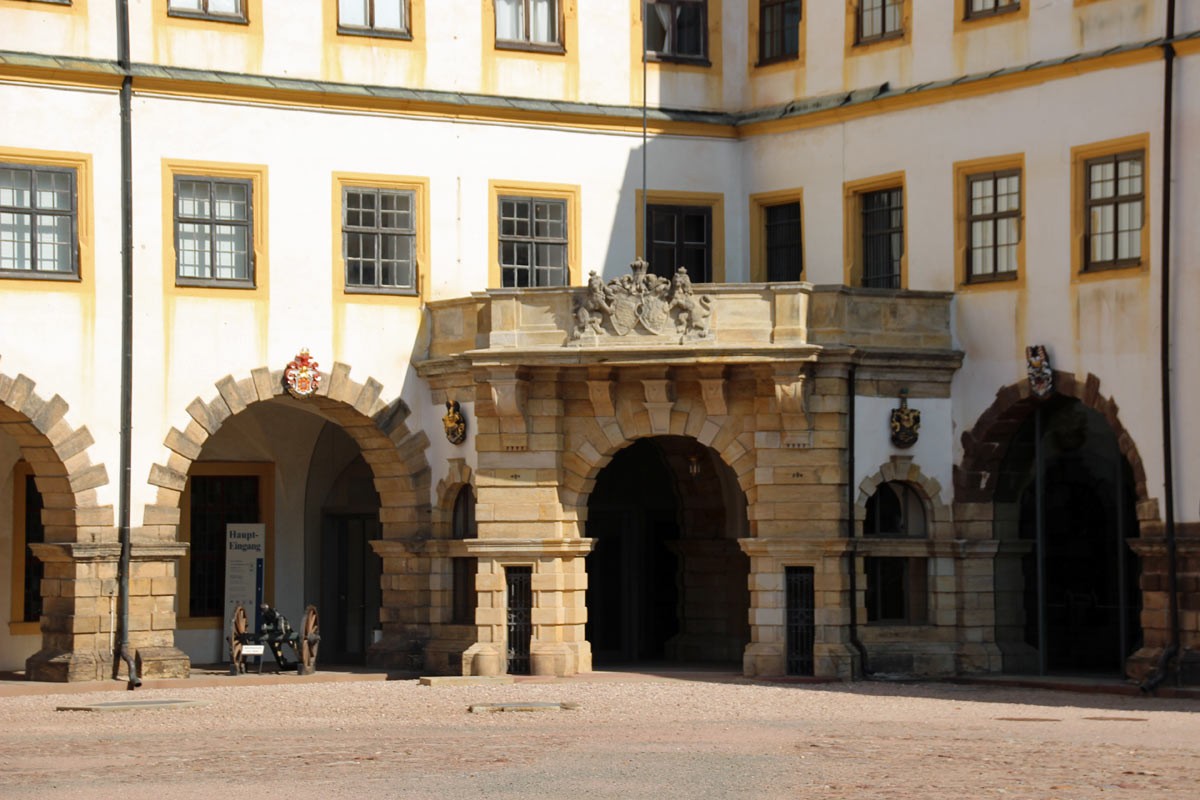 Schlossseingang in Gotha