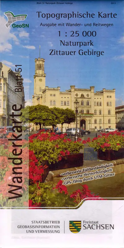 Wanderkarte NP Zittau-Oberlausitz
