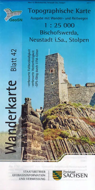 Wanderkarte Neustadt - Sachsen