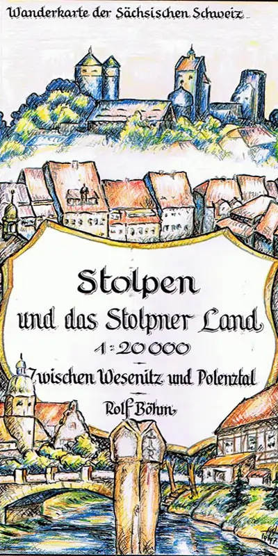 Wanderkarte Stolpen und Stolpener Land vom Böhm Verlag Wanderkarte Stolpen und Stolpener Land vom Böhm Verlag